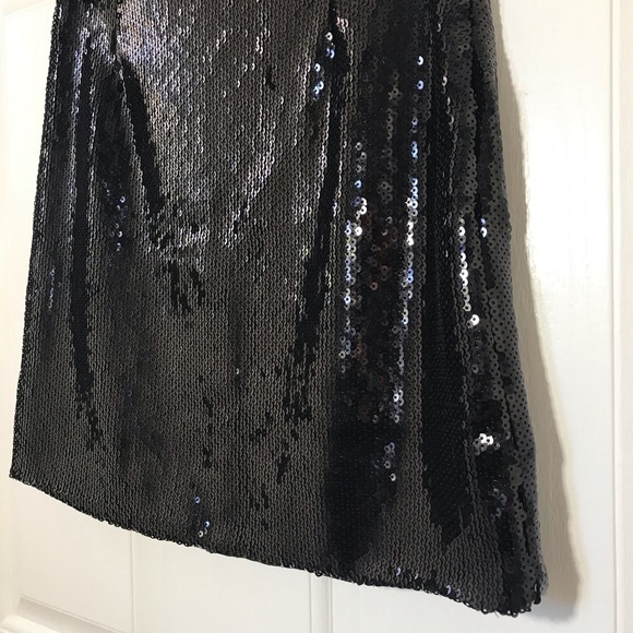 LF Call Me Eden black sequin mini skirt NWT - Picture 3 of 7